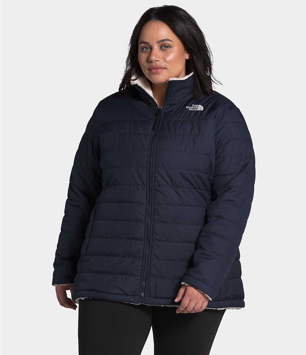 The North Face Plus Mossbud Reversible Isolierte Jacken Damen - Navy CH-746GPBH
